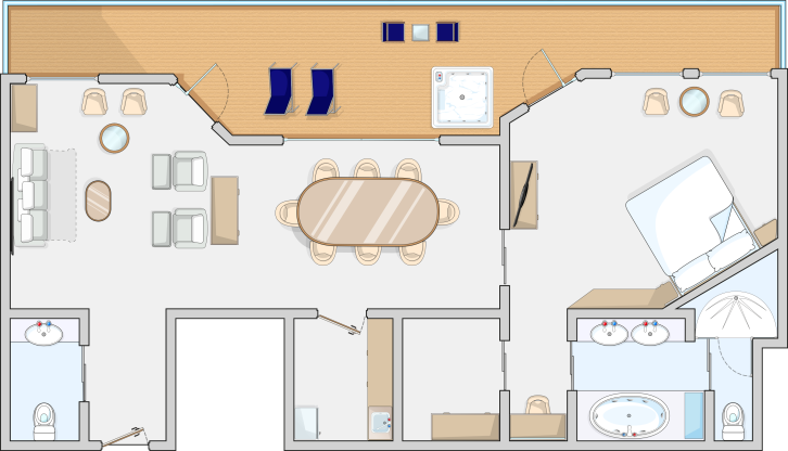 Royal Suite floor Plan