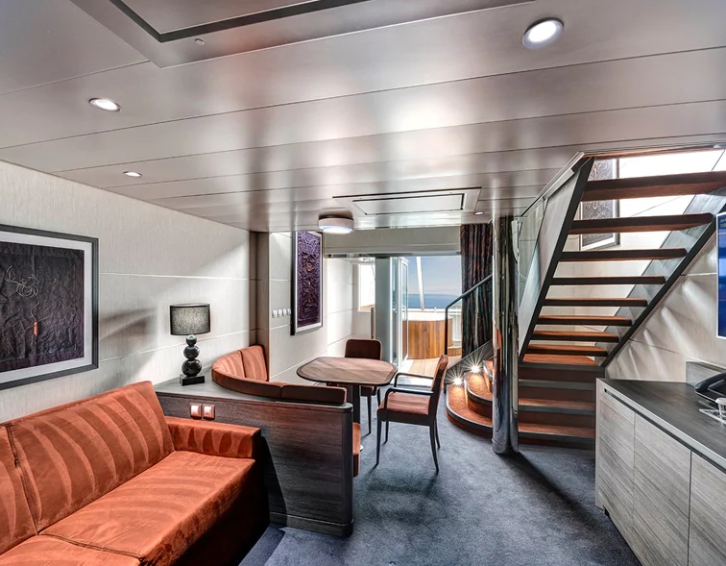 MSC Yacht Club Grand Duplex Suite with Whirlpool