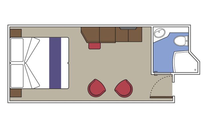 MSC Yacht Club Interior Suite floor Plan