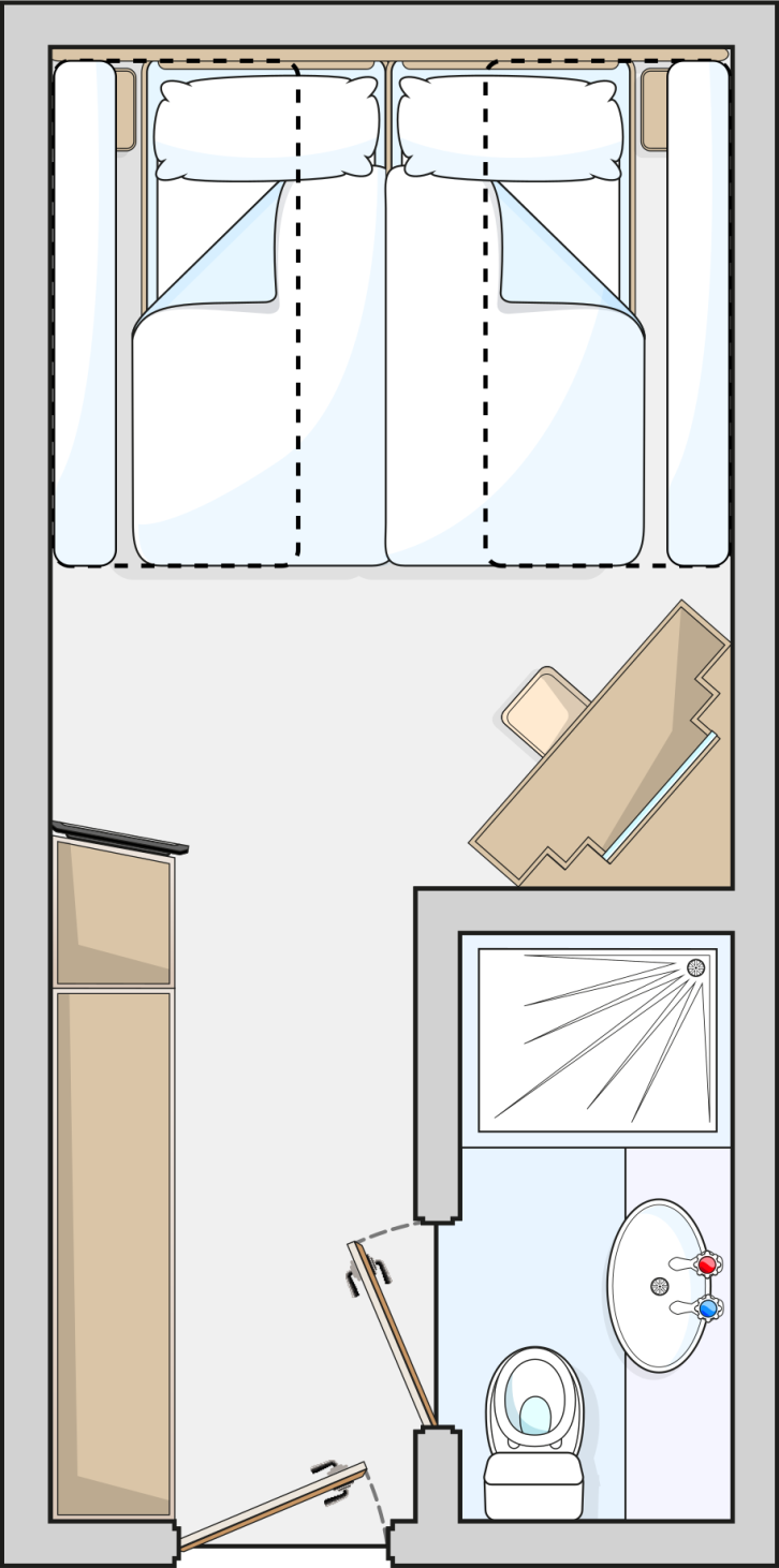 Inside Cabin floor Plan