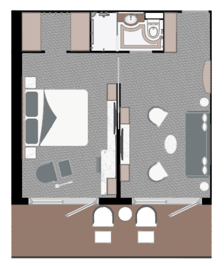 Captain's Suite floor Plan