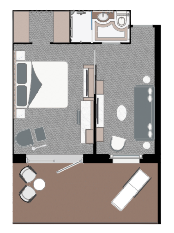 Junior Suite floor Plan