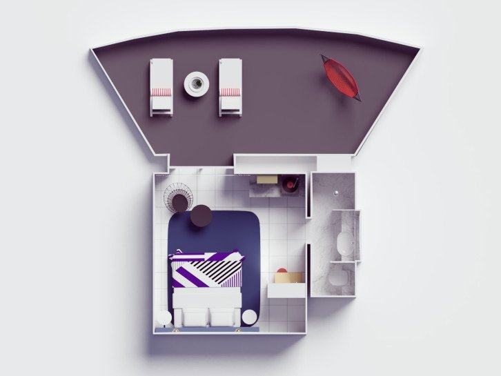 Sweet Aft Suite, Pretty Big Terrace floor Plan