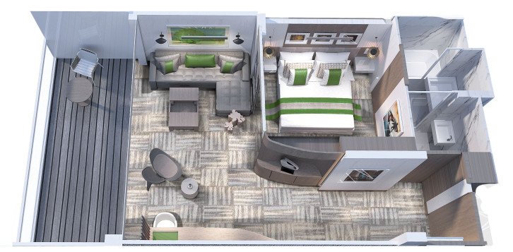 Celebrity Suite floor Plan
