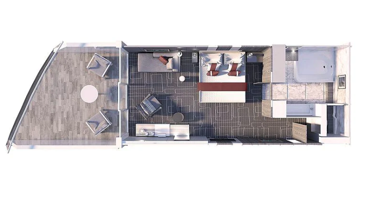 Sunset Sky Suite floor Plan