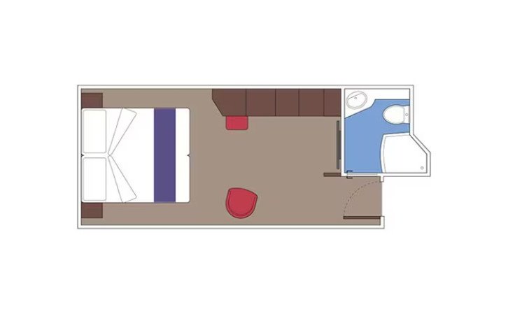 MSC Yacht Club Interior Suite floor Plan