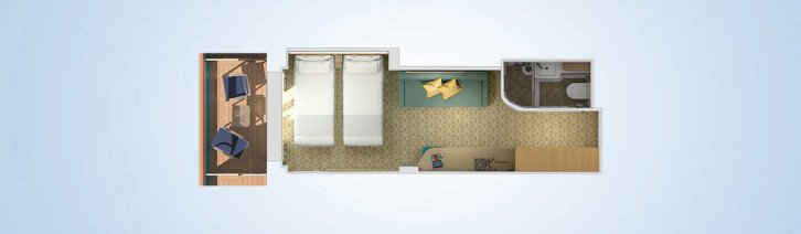 Cloud 9 Spa Balcony floor Plan
