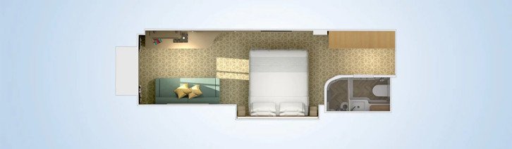 Cloud 9 Spa Ocean View floor Plan