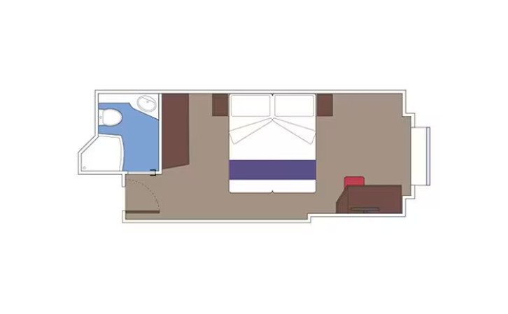 Junior Ocean View with Obstructed View floor Plan