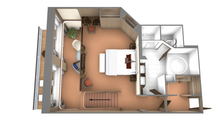 Wintergarden Suite floor Plan