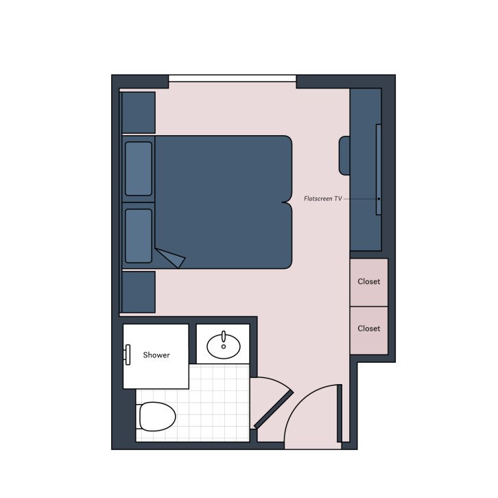 Classic floor plan on S.S. São Gabriel