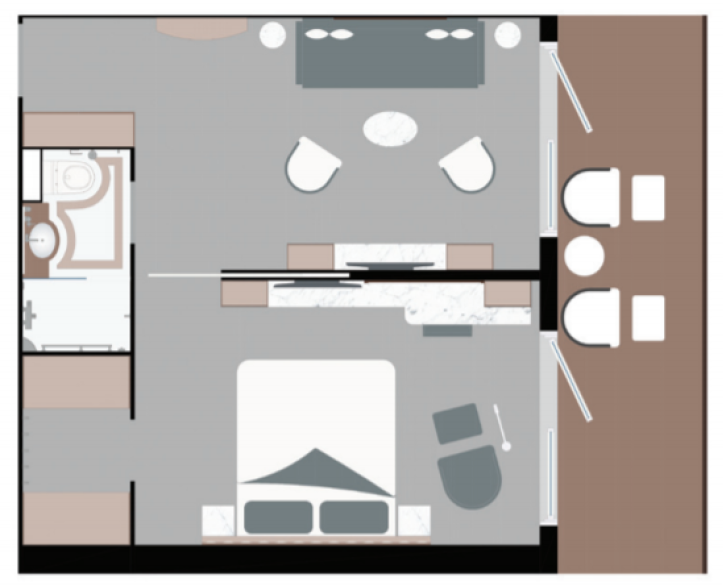 Captain's Suite floor Plan