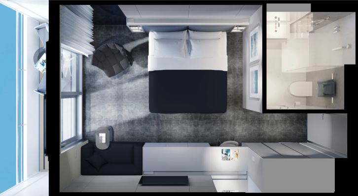 Balcony Suite floor Plan