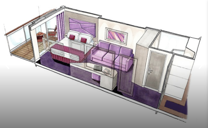Deluxe Balcony  floor Plan