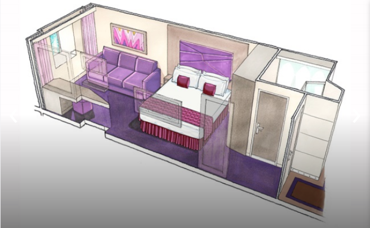 Deluxe Ocean View floor Plan