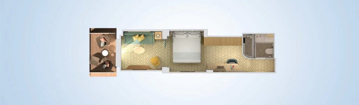 Cloud 9 Spa Suite floor Plan