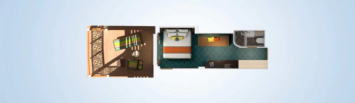 Havana Extended Cabana floor Plan