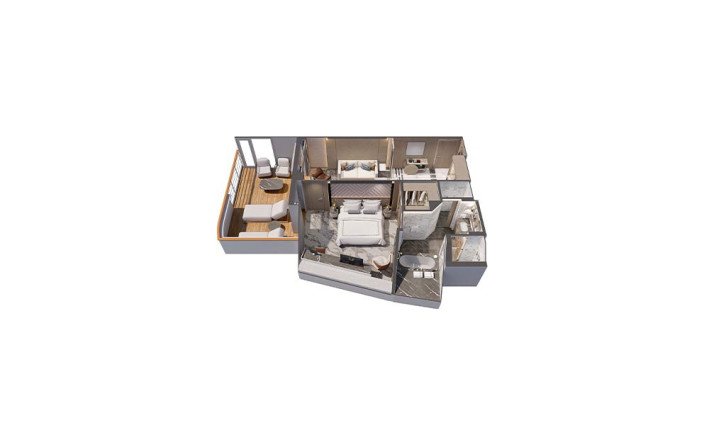 Seven Seas Suite floor Plan