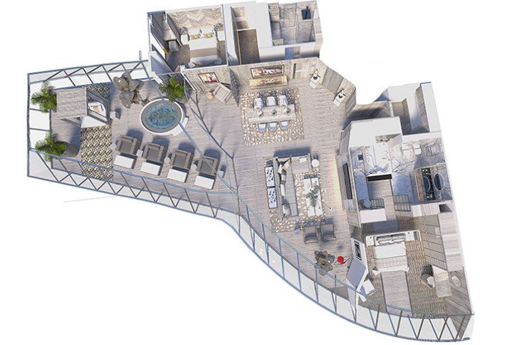 Iconic Suite floor Plan