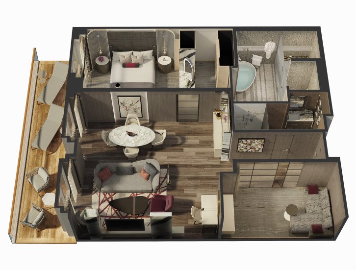 Oceania Suite floor Plan