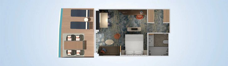 Carnival Excel Suite floor Plan