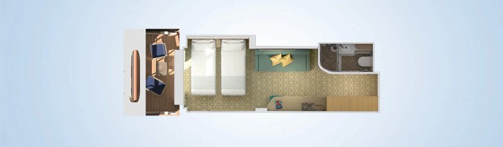 Cloud 9 Spa Cove Balcony floor Plan