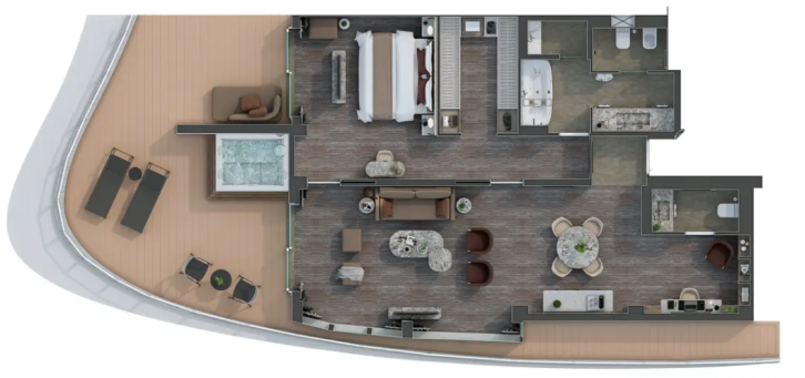 Otium Suite floor Plan