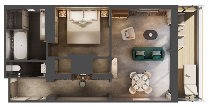 Premium Balcony Aurea floor Plan