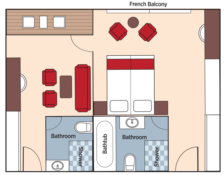 Brilliant Suite floor Plan