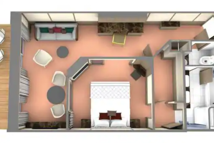 Penthouse Spa Suite floor Plan