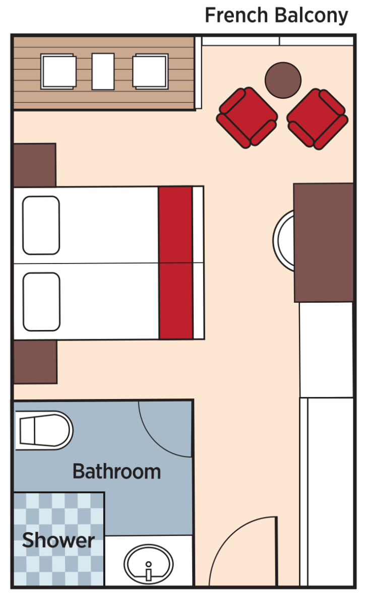 Sweet Aft Suite, Biggest Terrace floor Plan