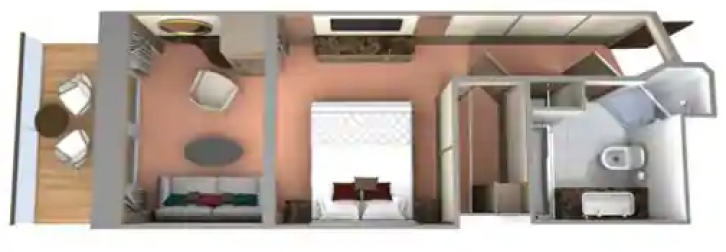 Veranda Suite floor Plan