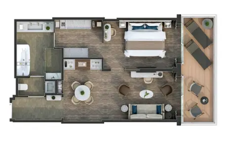 Silver Suite floor Plan