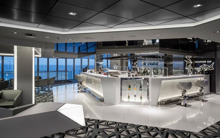 Champagne Bar on MSC Euribia