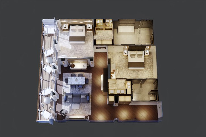 Signature Sky Suite floor Plan