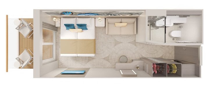 Solo Balcony floor Plan