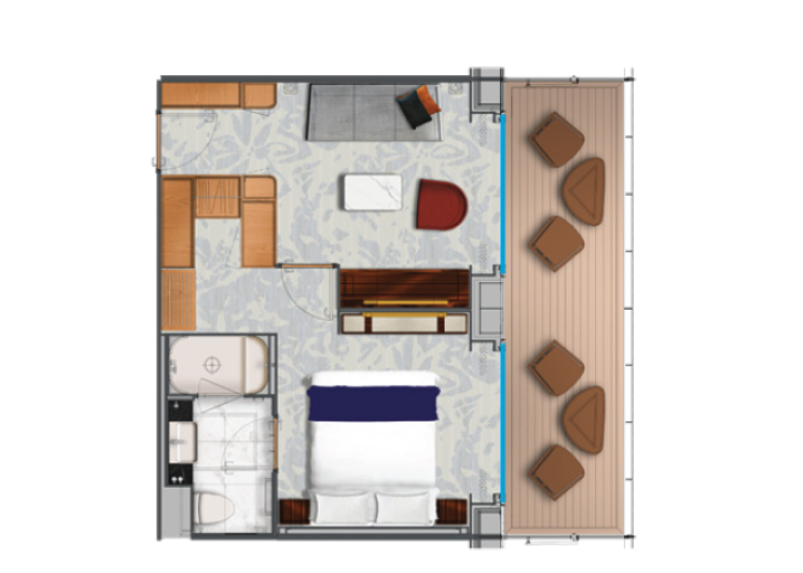 Captain's Suite floor Plan