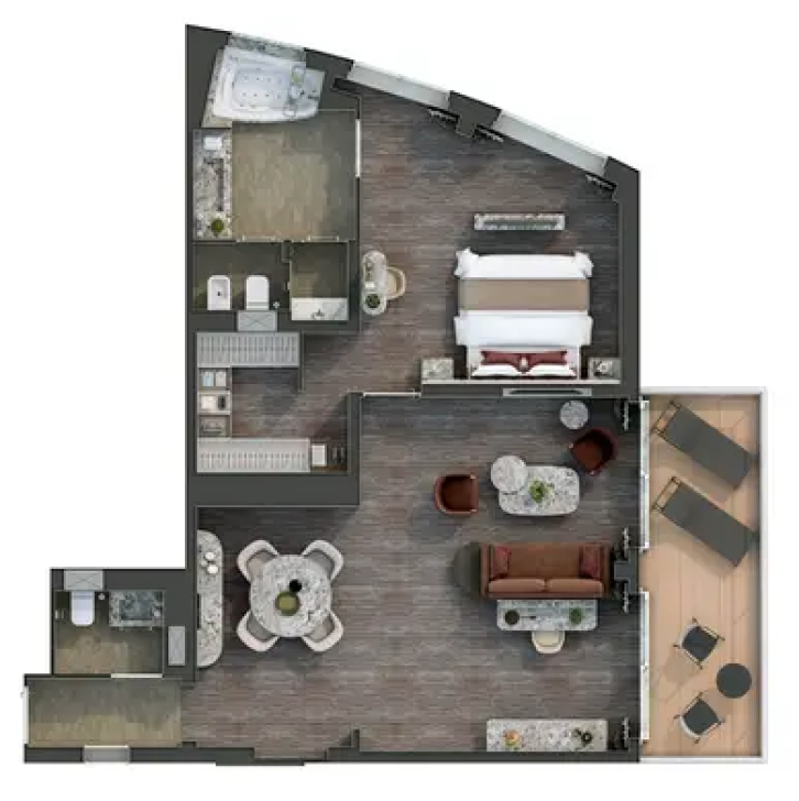 Junior Grand Suite floor Plan