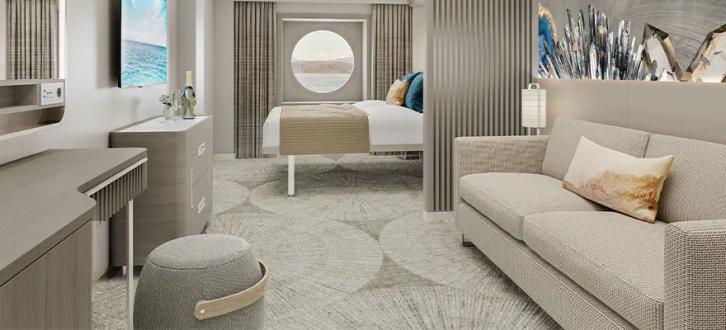 Large Oceanview with Round Window