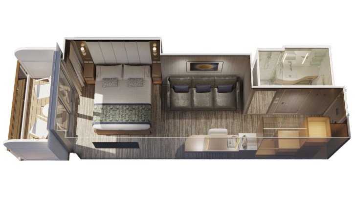 Deluxe Balcony  floor Plan