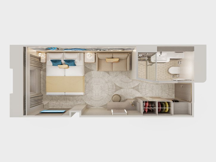 Sail Away Oceanview floor Plan