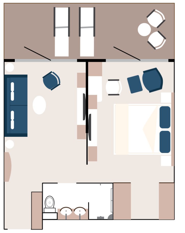 Captain's Suite floor Plan