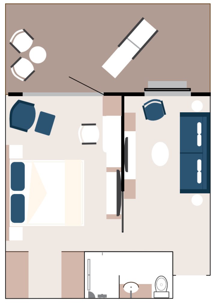 Junior Suite floor Plan