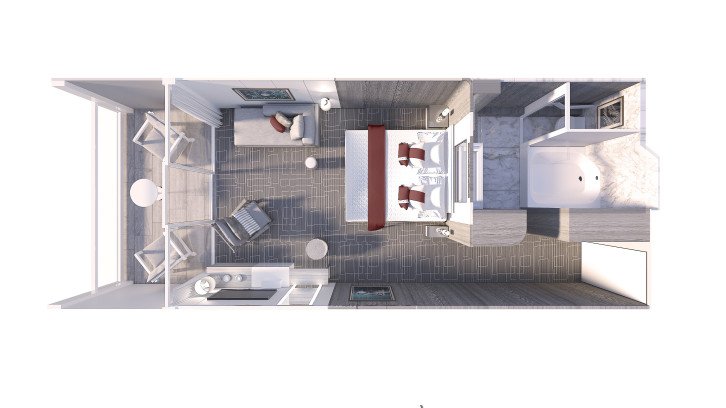 Aqua Sky Suite floor Plan