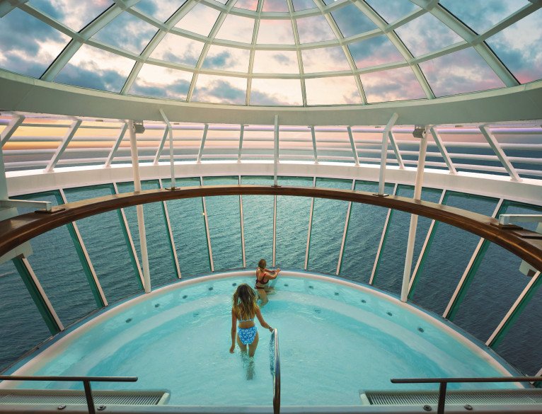 Solarium on Freedom of the Seas