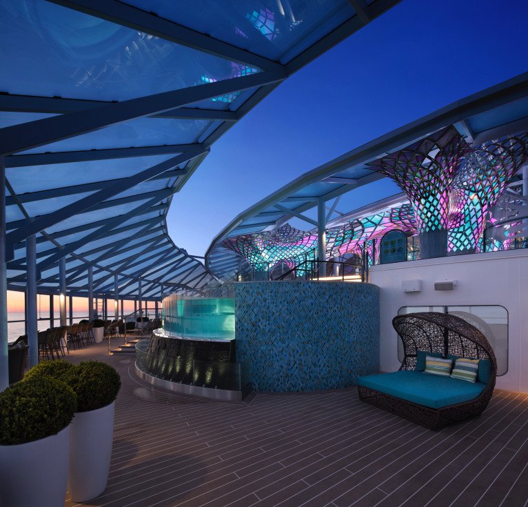 Solarium on Symphony of the Seas