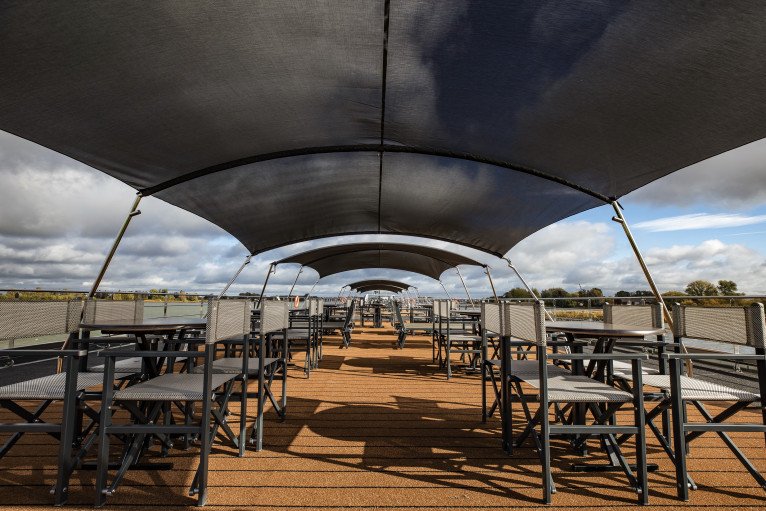 Sun Deck and Terrace on MS William Wordsworth