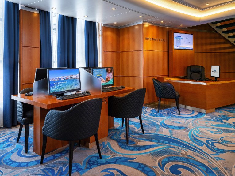 Internet Café on Norwegian Sky