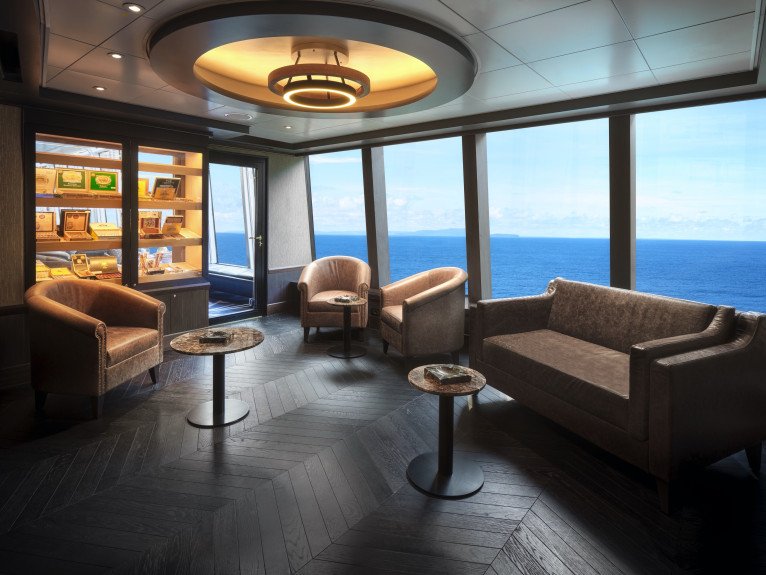 Humidor Cigar Lounge on Norwegian Spirit