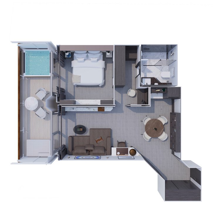 Cove Residence with Whirlpool floor Plan
